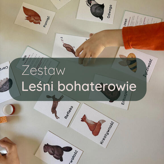 Zestaw edukacyny &quot;leśni bohaterowie&quot;