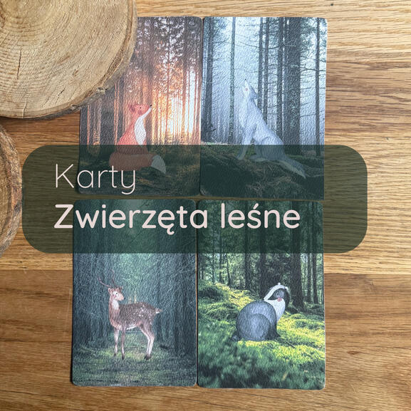 Karty &quot;Zwierzęta leśne&quot;